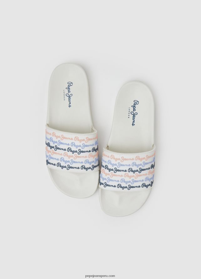 mujer chanclas de playa con juego deslizante Pepe Jeans 44JTZ691 blanquecino - Imagen 2