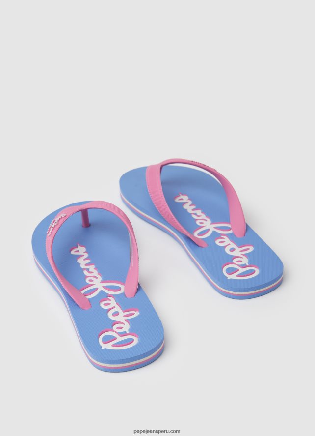 mujer chanclas de playa de la bahía Pepe Jeans 44JTZ707 Rosa brillante - Imagen 4