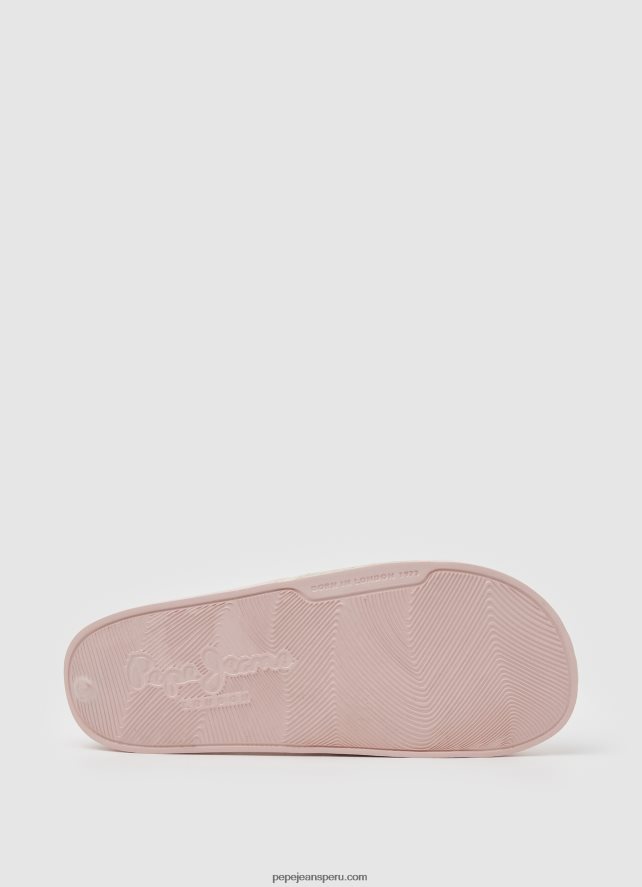 mujer chanclas de playa de punto con deslizador Pepe Jeans 44JTZ693 Rosa claro - Imagen 5