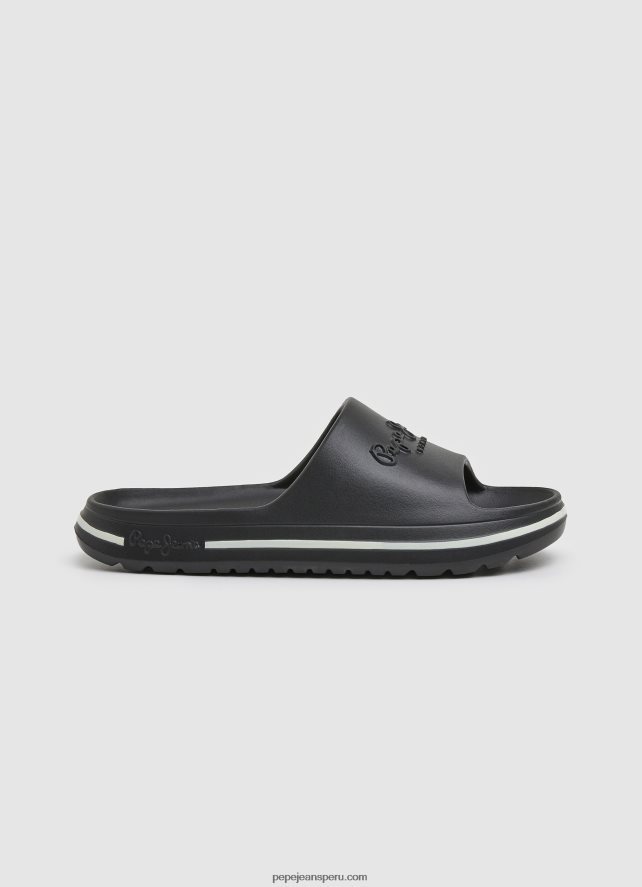 mujer_chanclas_de_playa_pepe_jeans_44jtz696_negro.jpg mujer chanclas de playa Pepe Jeans 44JTZ696 negro - Imagen 1