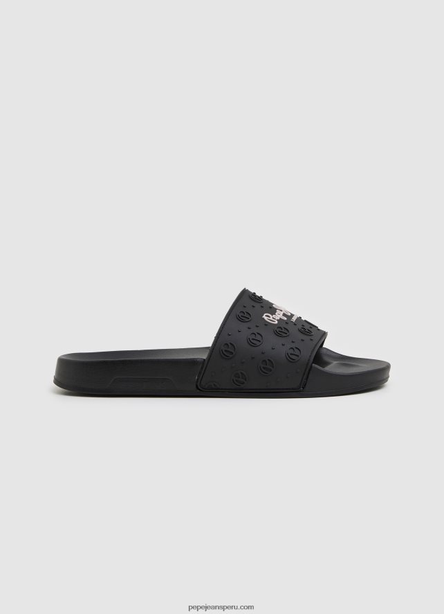 mujer_chanclas_de_playa_slider_lisas_pepe_jeans_44jtz690_negro.jpg mujer chanclas de playa slider lisas Pepe Jeans 44JTZ690 negro - Imagen 1