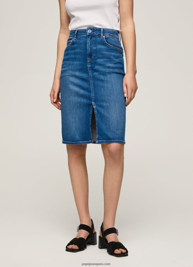 mujer falda de mezclilla de corte estándar Pepe Jeans 44JTZ485 mezclilla - Imagen 2