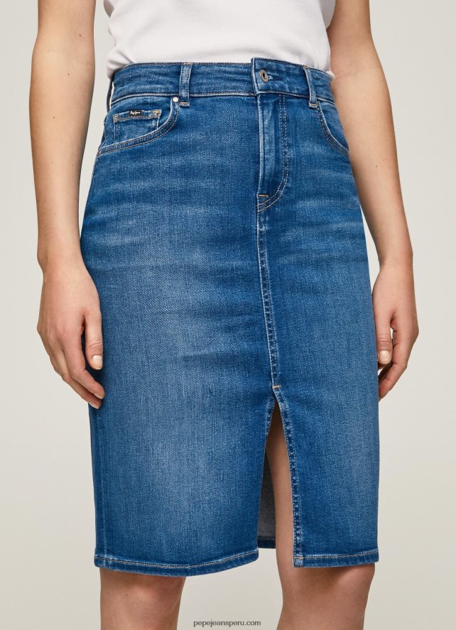 mujer falda de mezclilla de corte estándar Pepe Jeans 44JTZ485 mezclilla - Imagen 3