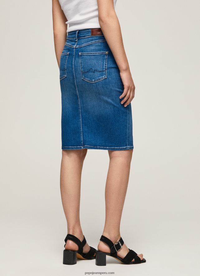 mujer falda de mezclilla de corte estándar Pepe Jeans 44JTZ485 mezclilla - Imagen 4