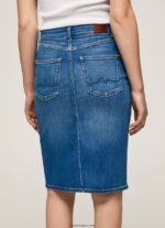 mujer falda de mezclilla de corte estándar Pepe Jeans 44JTZ485 mezclilla - Imagen 5