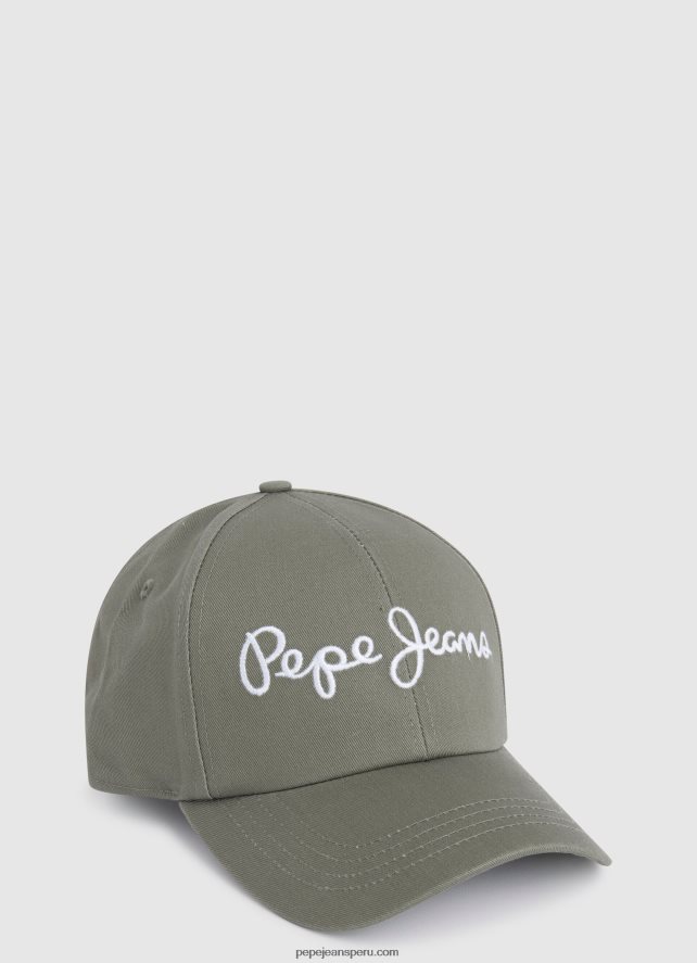 mujer gorra básica con logo bordado Pepe Jeans 44JTZ785 fundición - Imagen 4