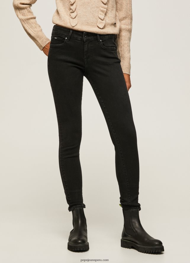 mujer jeans soho de corte slim con cintura media Pepe Jeans 44JTZ56 mezclilla - Imagen 2