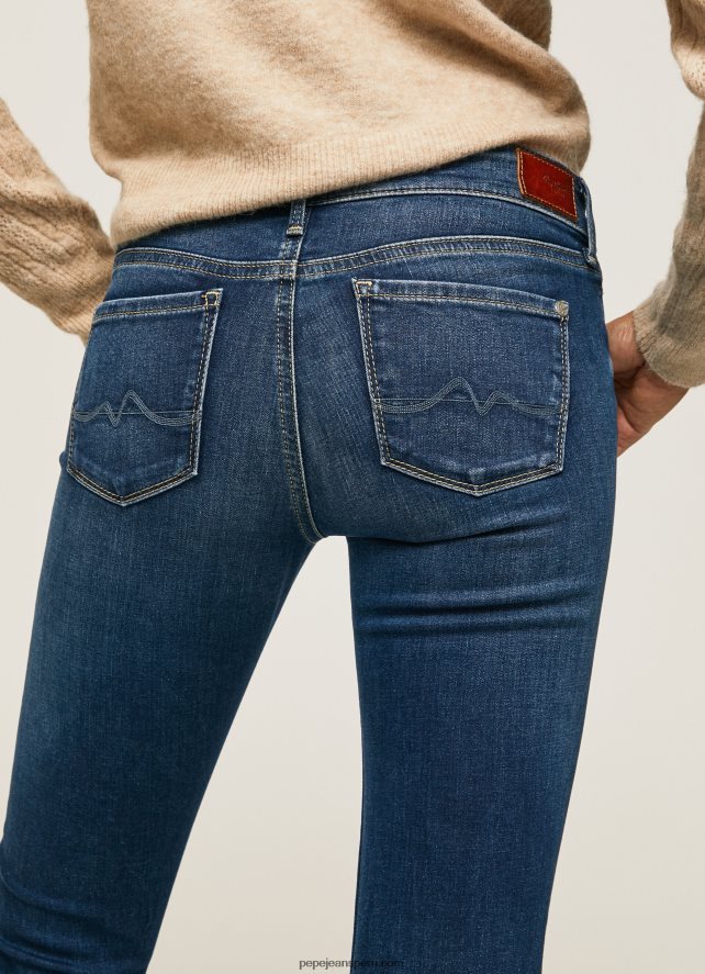 mujer jeans soho de corte slim con cintura media Pepe Jeans 44JTZ57 mezclilla - Imagen 5