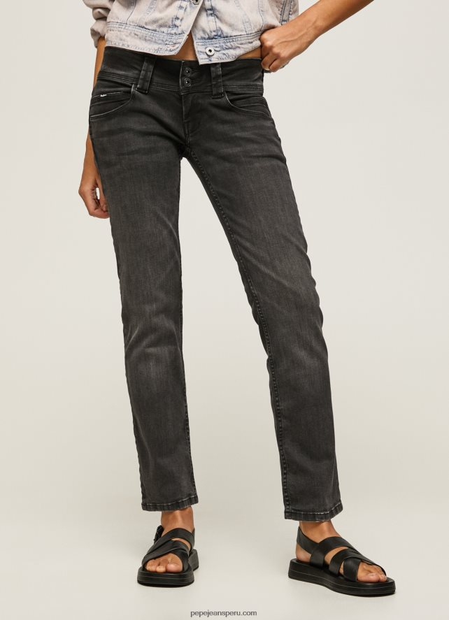mujer jeans venus de corte regular y tiro bajo Pepe Jeans 44JTZ15 mezclilla - Imagen 2