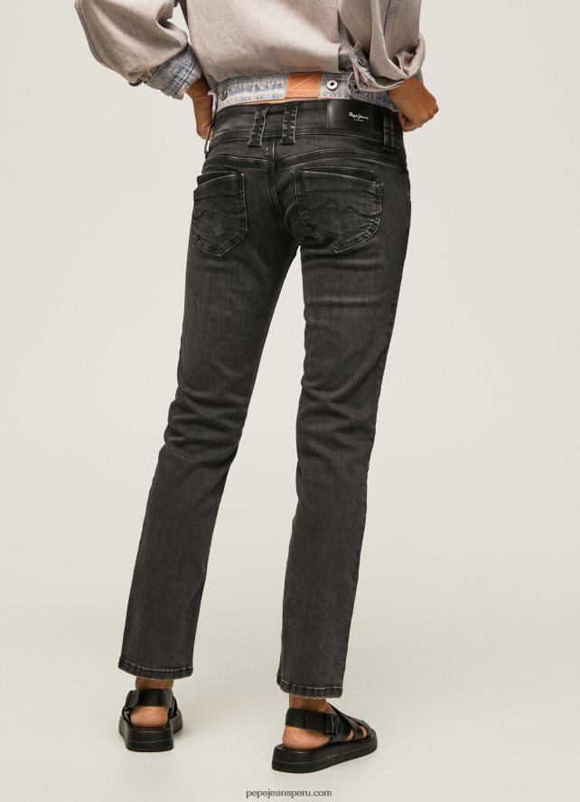 mujer jeans venus de corte regular y tiro bajo Pepe Jeans 44JTZ15 mezclilla - Imagen 4