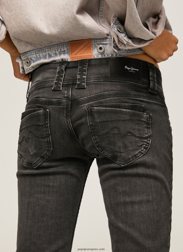 mujer jeans venus de corte regular y tiro bajo Pepe Jeans 44JTZ15 mezclilla - Imagen 5