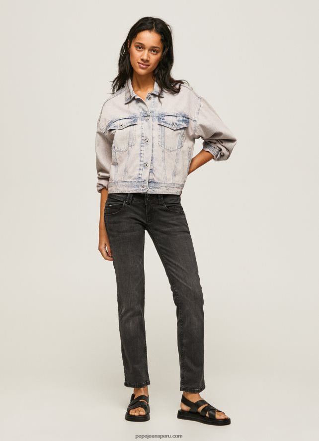 mujer jeans venus de corte regular y tiro bajo Pepe Jeans 44JTZ15 mezclilla - Imagen 1
