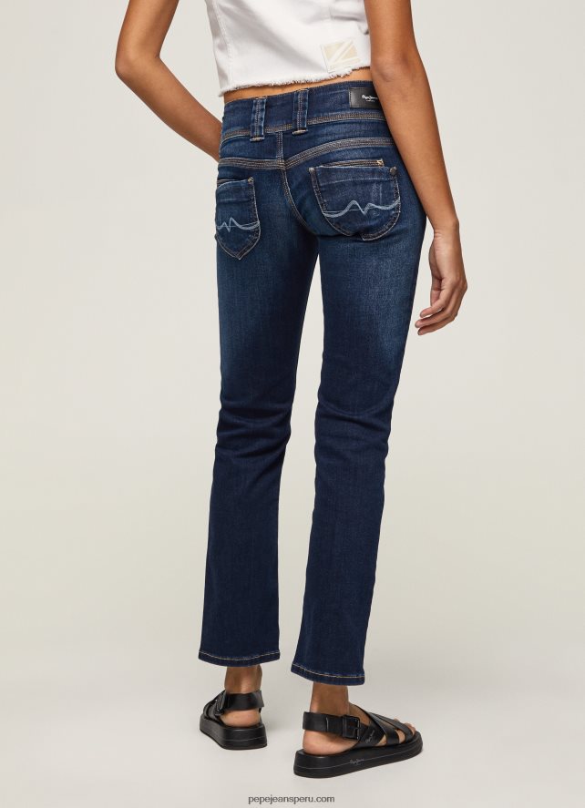 mujer jeans venus de corte regular y tiro bajo Pepe Jeans 44JTZ30 mezclilla - Imagen 4