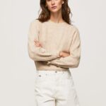 mujer jersey calado con cuello redondo Pepe Jeans 44JTZ244 fuerte