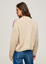 mujer jersey cuello perkins crochet Pepe Jeans 44JTZ246 fuerte - Imagen 3