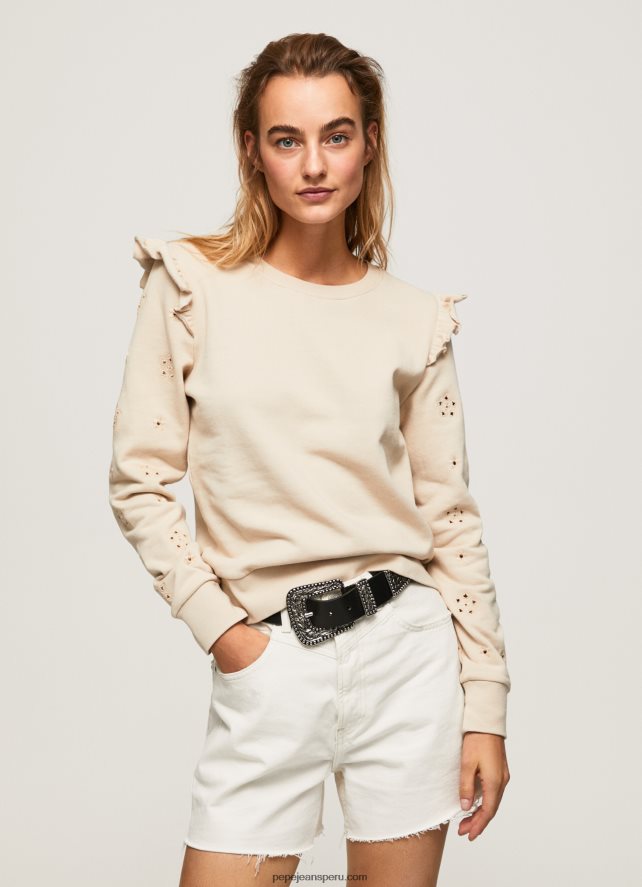 mujer_jersey_de_algodon_con_volantes_pepe_jeans_44jtz284_fuerte.jpg mujer jersey de algodón con volantes Pepe Jeans 44JTZ284 fuerte - Imagen 1