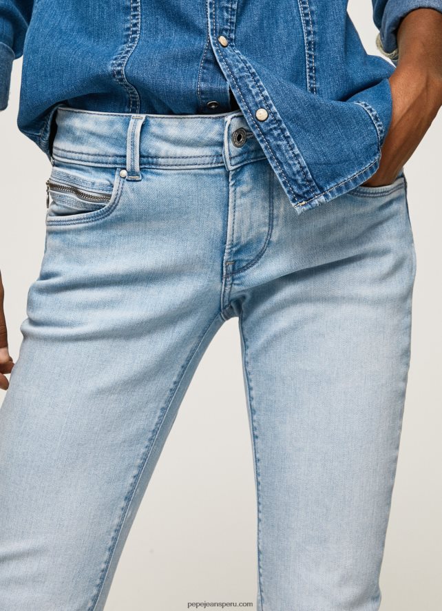 mujer nuevos vaqueros brooke midrise regular fit Pepe Jeans 44JTZ10 mezclilla - Imagen 3