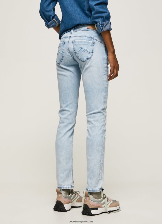 mujer nuevos vaqueros brooke midrise regular fit Pepe Jeans 44JTZ10 mezclilla - Imagen 4