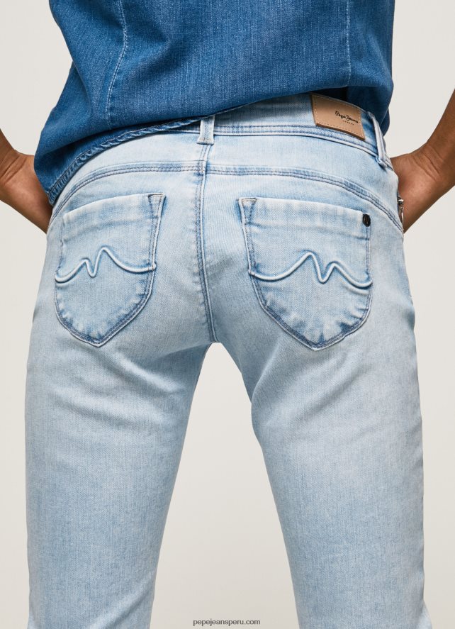 mujer nuevos vaqueros brooke midrise regular fit Pepe Jeans 44JTZ10 mezclilla - Imagen 5