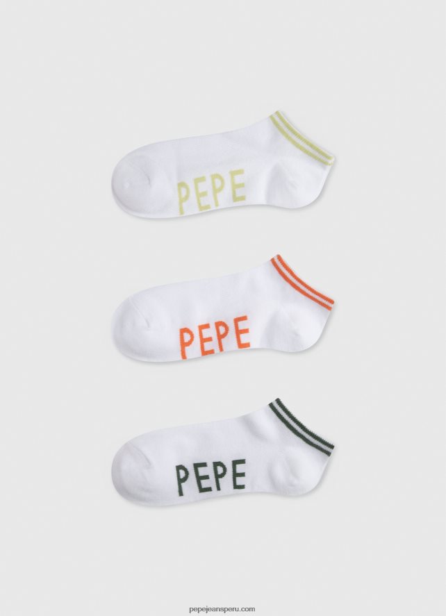mujer_pack_de_3_calcetines_sandi_pepe_jeans_44jtz561_blanco.jpg mujer pack de 3 calcetines sandi Pepe Jeans 44JTZ561 blanco - Imagen 1