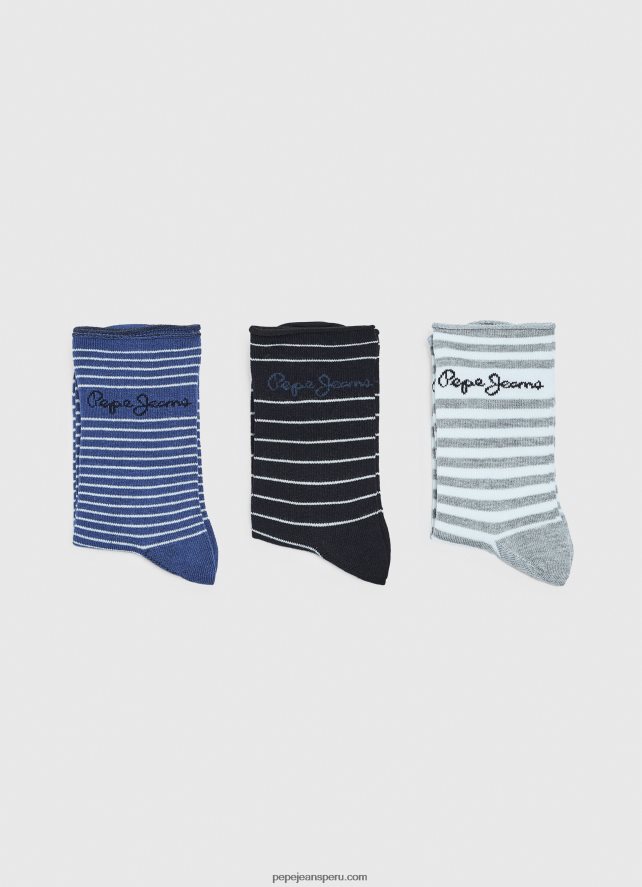 mujer_pack_de_3_pares_de_calcetines_pepe_jeans_44jtz559_multi.jpg mujer pack de 3 pares de calcetines Pepe Jeans 44JTZ559 multi - Imagen 1
