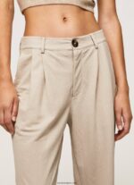 mujer pantalones chinos fluidos Pepe Jeans 44JTZ295 fuerte - Imagen 3