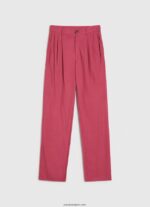mujer pantalones chinos fluidos Pepe Jeans 44JTZ296 rubor oscuro - Imagen 5