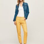 mujer pantalones con cinco bolsillos Pepe Jeans 44JTZ317 brillar