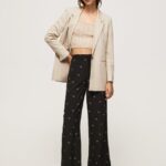 mujer pantalones con estampado de cachemira Pepe Jeans 44JTZ293 multi
