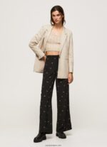 mujer pantalones con estampado de cachemira Pepe Jeans 44JTZ293 multi