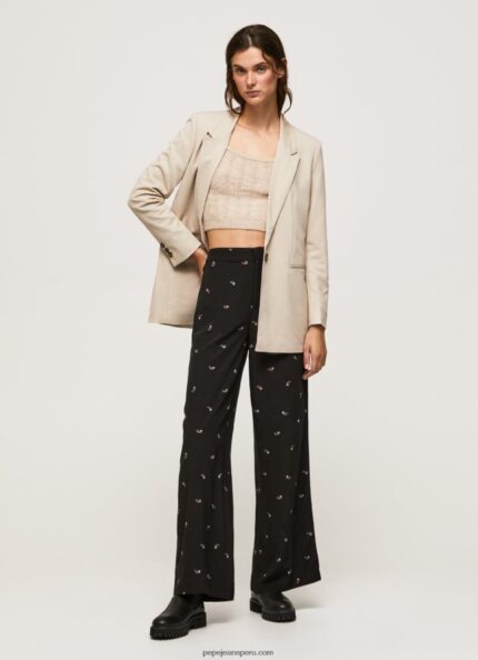 mujer pantalones con estampado de cachemira Pepe Jeans 44JTZ293 multi