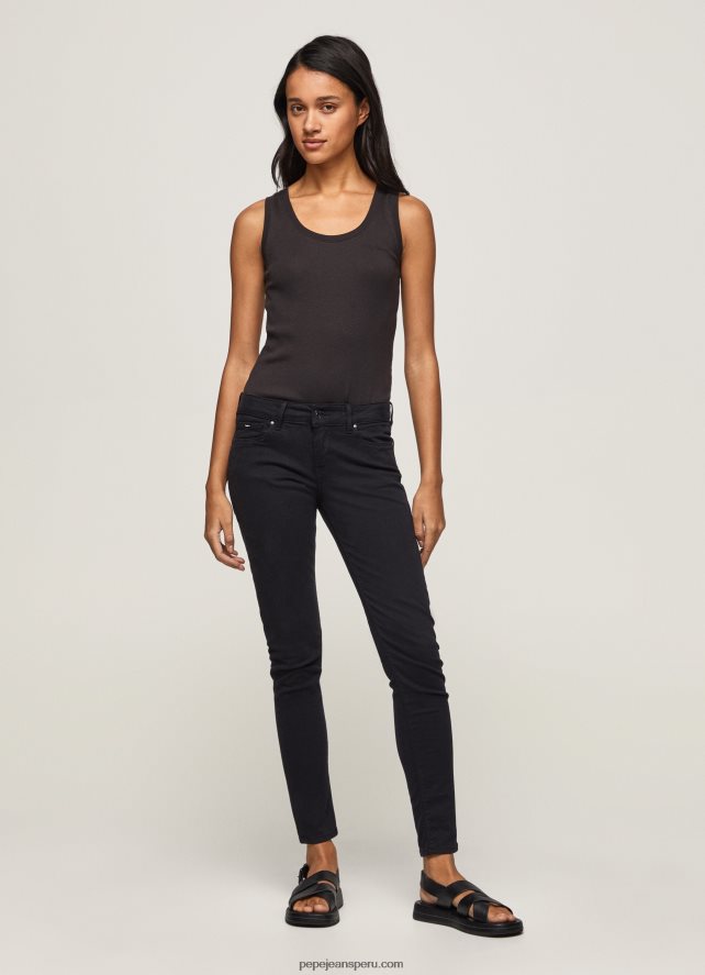 mujer_pantalones_pitillo_clasicos_pepe_jeans_44jtz297_negro.jpg mujer pantalones pitillo clásicos Pepe Jeans 44JTZ297 negro - Imagen 1