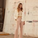 mujer pantalones rectos con estampado floral Pepe Jeans 44JTZ314 multi
