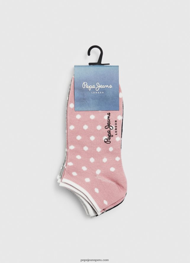 mujer paquete de 3 pares de calcetines Pepe Jeans 44JTZ543 multi - Imagen 2