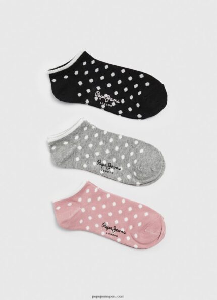 mujer paquete de 3 pares de calcetines Pepe Jeans 44JTZ543 multi
