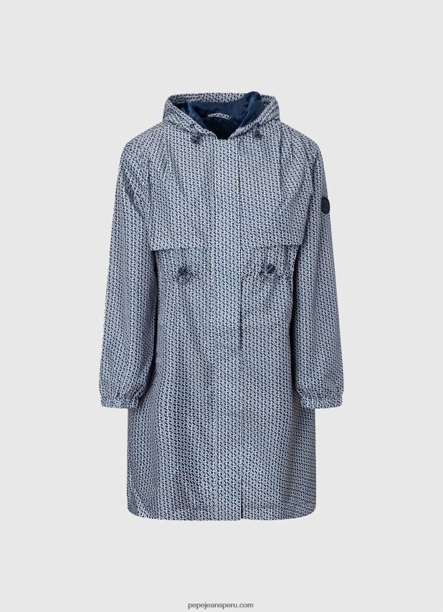 mujer parka ligera con logo en toda la prenda Pepe Jeans 44JTZ137 multi - Imagen 5