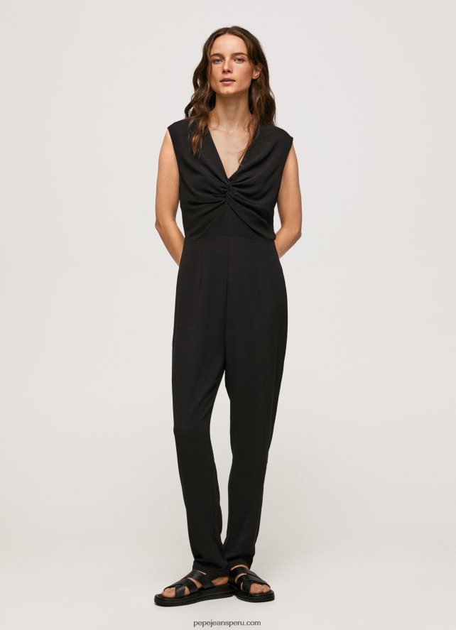 mujer_peto_largo_con_detalles_anudados_pepe_jeans_44jtz157_negro.jpg mujer peto largo con detalles anudados Pepe Jeans 44JTZ157 negro - Imagen 1