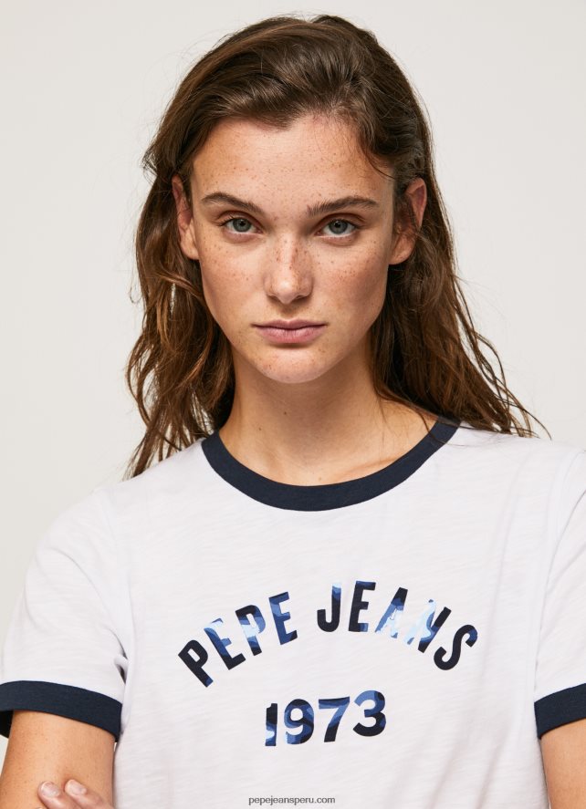 mujer_playera_con_logo_estampado_pepe_jeans_44jtz424_blanco.jpg mujer playera con logo estampado Pepe Jeans 44JTZ424 blanco - Imagen 1