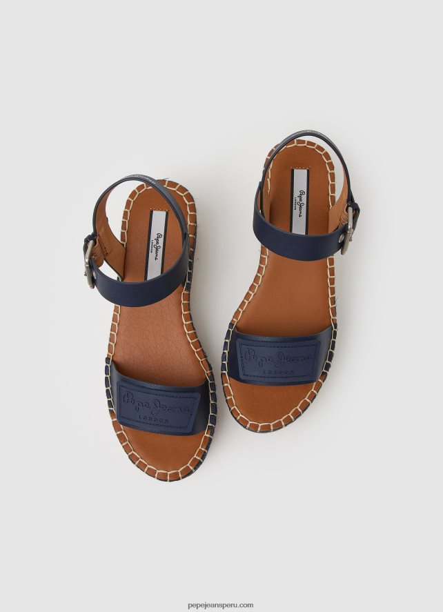 mujer sandalias con cuña de la marca Witney Pepe Jeans 44JTZ650 Armada - Imagen 2