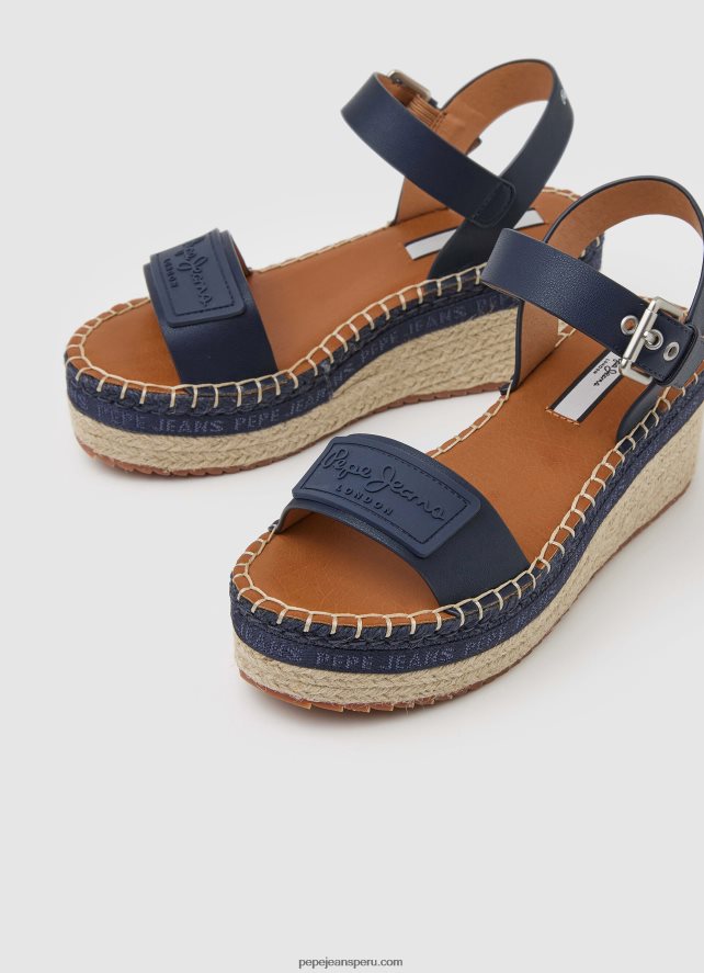 mujer sandalias con cuña de la marca Witney Pepe Jeans 44JTZ650 Armada - Imagen 3