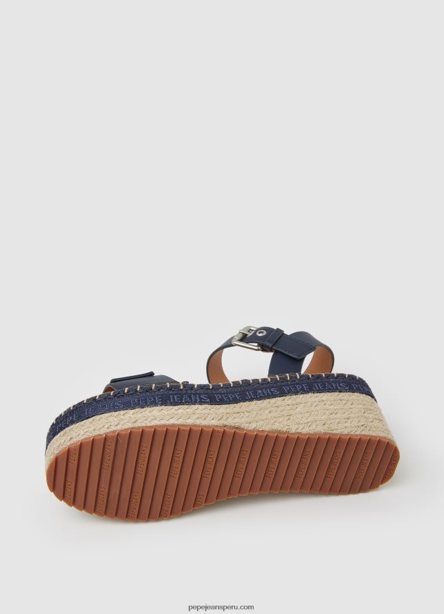 mujer sandalias con cuña de la marca Witney Pepe Jeans 44JTZ650 Armada - Imagen 5