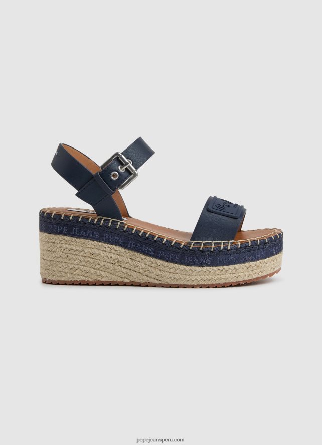 mujer sandalias con cuña de la marca Witney Pepe Jeans 44JTZ650 Armada - Imagen 1