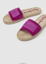 mujer sandalias siva berry de piel Pepe Jeans 44JTZ680 ciruela clara - Imagen 3