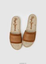mujer sandalias siva berry de piel Pepe Jeans 44JTZ682 coñac - Imagen 2