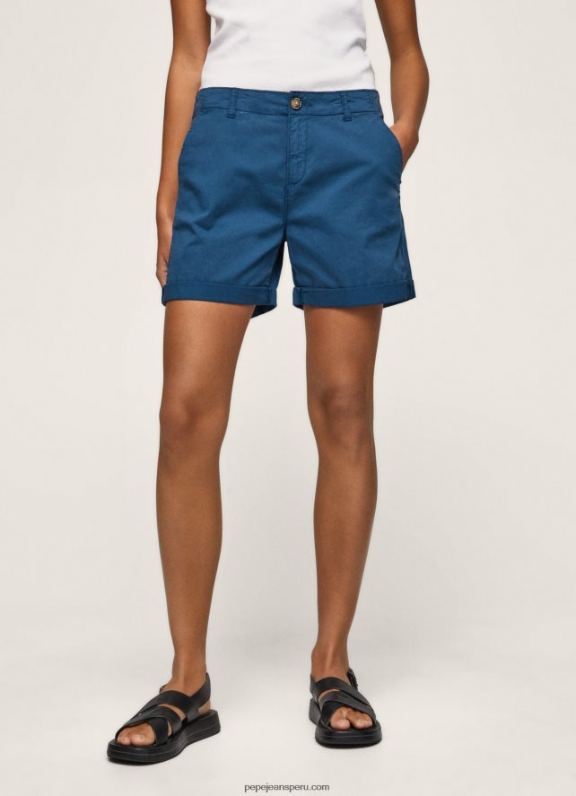 mujer shorts chinos de corte estándar Pepe Jeans 44JTZ523 océano - Imagen 2