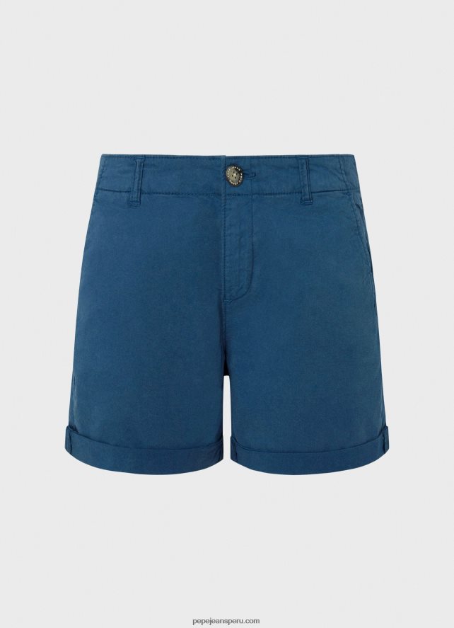 mujer shorts chinos de corte estándar Pepe Jeans 44JTZ523 océano - Imagen 5