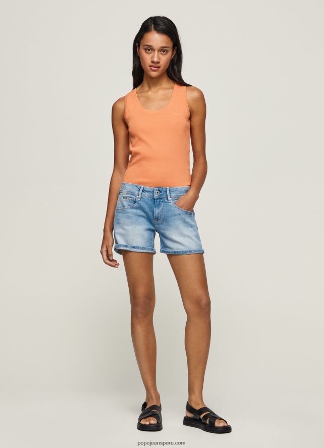 mujer_shorts_de_mezclilla_de_corte_estandar_pepe_jeans_44jtz514_mezclilla.jpg mujer shorts de mezclilla de corte estándar Pepe Jeans 44JTZ514 mezclilla - Imagen 1