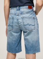 mujer shorts de mezclilla holgados Pepe Jeans 44JTZ486 mezclilla - Imagen 5