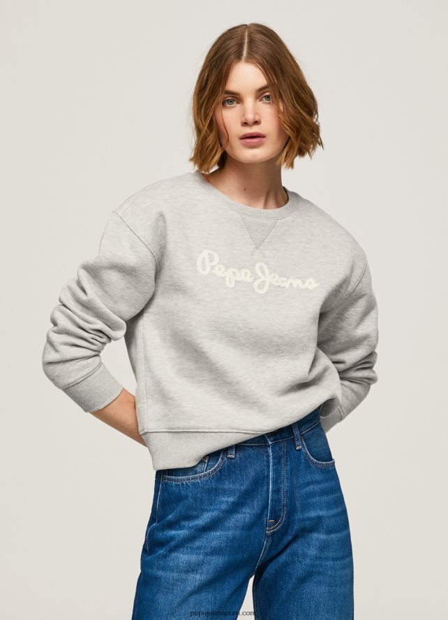 mujer_sueter_con_logo_estampado_pepe_jeans_44jtz267_gris_marga.jpg mujer suéter con logo estampado Pepe Jeans 44JTZ267 gris marga - Imagen 1