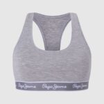 mujer sujetador deportivo de algodón Pepe Jeans 44JTZ544 gris marga
